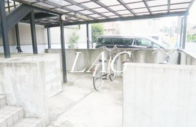 【その他共用部分】 | メテオールモモセ | 駐輪場です。