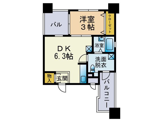 willDo唐人町の間取り