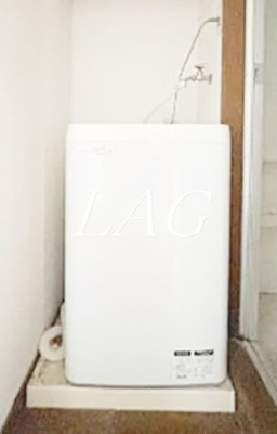 【設備】 | ＫＭマンション | 室内洗濯機置き場です。洗濯機はイメージです。