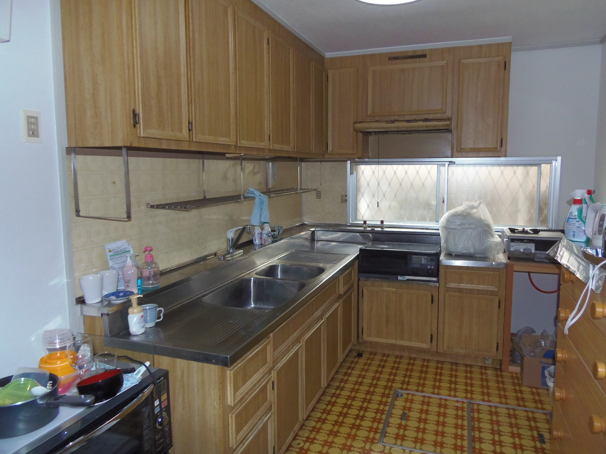 丹波市山南町大谷の中古一戸建のキッチン|LDK13帖