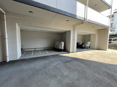 【駐車場】 | アドバンス新大阪ウエストゲート | バイク置き場もあります。