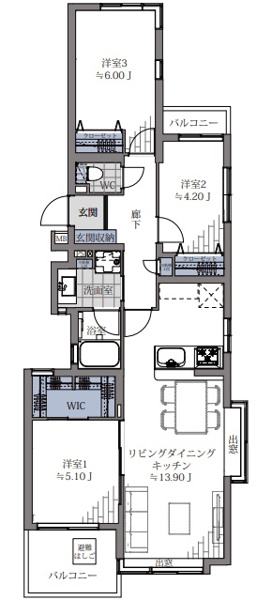 【間取り】 | 西公園ハウス☆仲介手数料無料☆