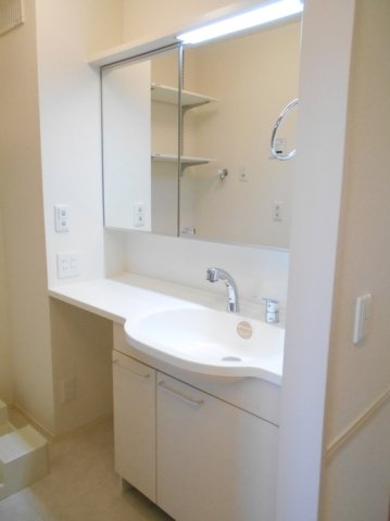 セルレアの洗面所|ワイド洗面