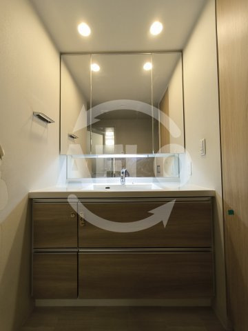 阿波座ライズタワーズフラッグ46　ＯＭＰタワーの独立洗面台|阿波座ライズタワーフラッグ46　ＯＭＰタワー　独立洗面台