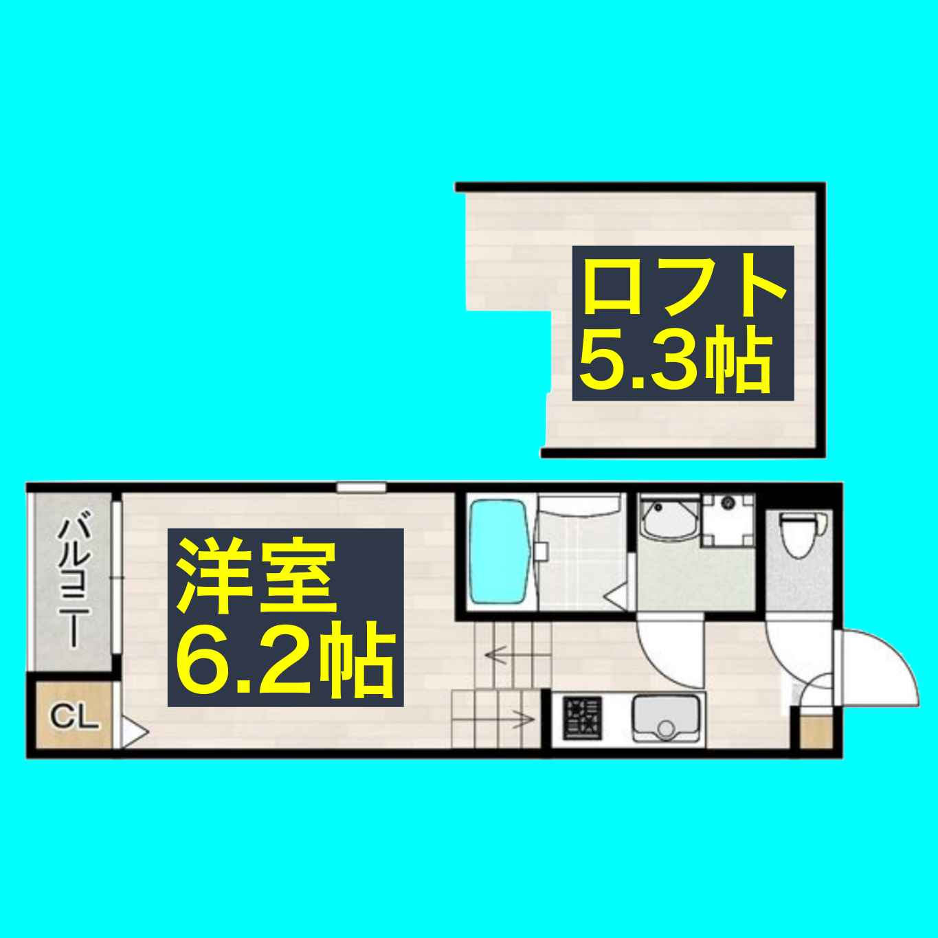 ハーモニーテラス切戸町Ⅲの間取り