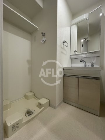 フォーリアライズナンバシエロの洗面所|フォーリアライズ難波シエロ　洗面脱衣所