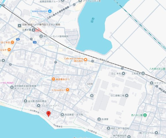 【地図】 | 明石市大久保町江井島　中古戸建