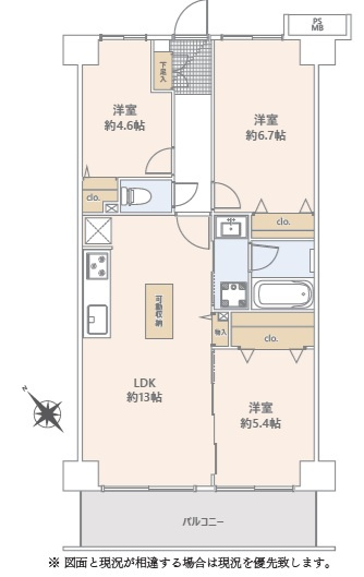 エステ・スクエア新所沢の居間・リビング|家族が顔を合わせるリビングは、ゆったりとくつろげる空間が広がっています♪
