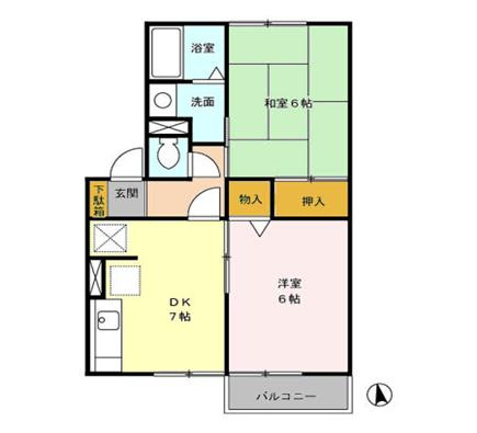 【間取り】 | 桜ハイツ