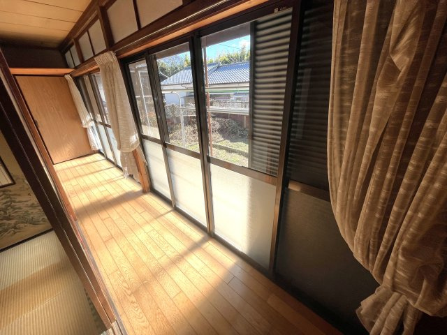 勝立貸家のバルコニー