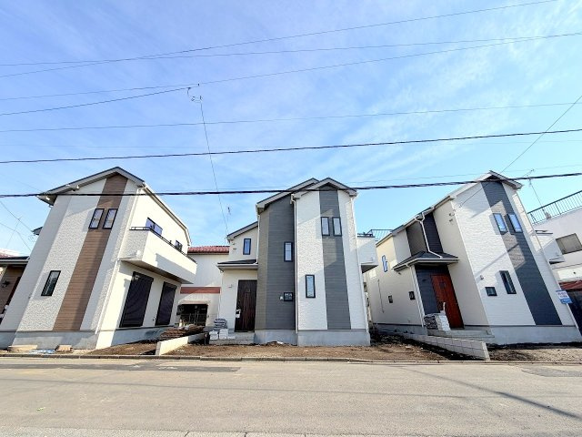 昭島市福島町全３棟　新築分譲の外観
