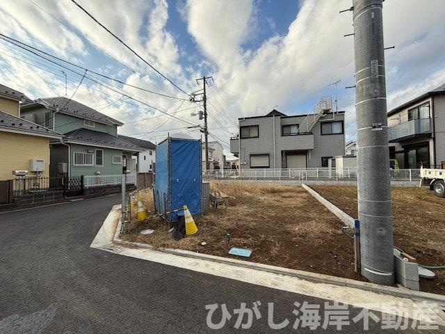 茅ヶ崎市出口町　新築戸建　　全６棟の外観|12月19日撮影　建築中　現地外観