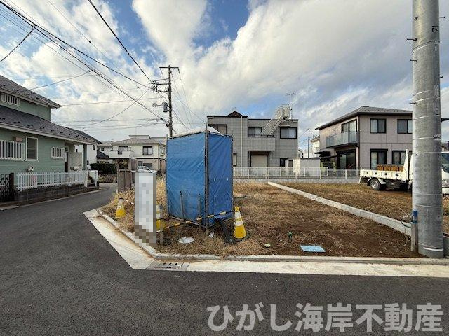 茅ヶ崎市出口町　新築戸建　　全６棟の外観|12月19日撮影　建築中　現地外観