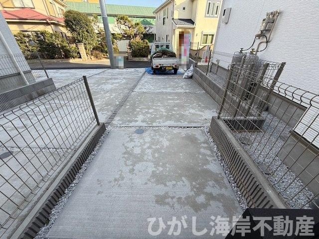 茅ヶ崎市今宿　新築戸建　全4棟　の駐車場|駐車スペース