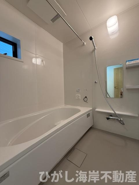 茅ヶ崎市今宿　新築戸建　全4棟　の浴室|1坪タイプ　ユニットバス