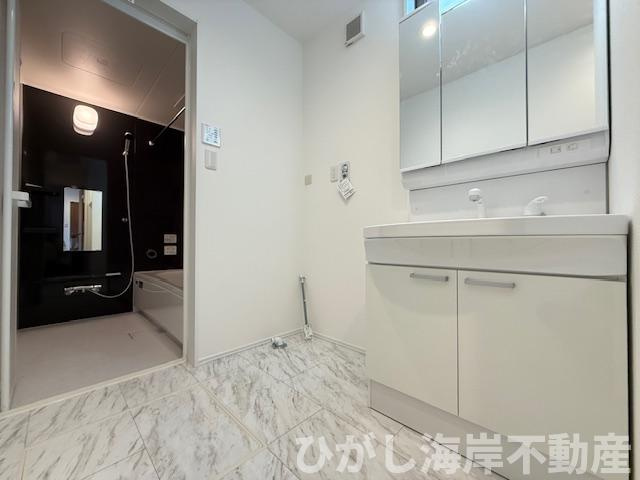 茅ヶ崎市今宿　新築戸建　全4棟　の脱衣所|脱衣スペース