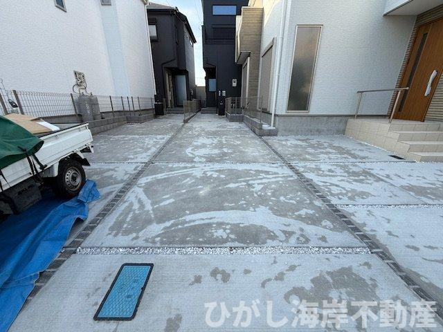 茅ヶ崎市今宿　新築戸建　全4棟　の駐車場|現地外観