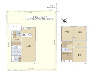 【間取り】 | 野洲市三上　中古戸建