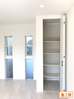 【内観：施工例】 | 横浜市戸塚区舞岡町　全1棟 | 同施工会社施工例（収納）