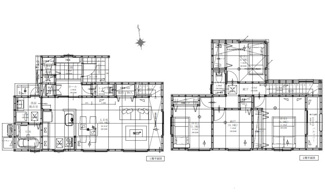 【間取り】 | 廿日市市阿品２丁目（JR阿品駅）1棟 | オール電化太陽光システム搭載住宅♪
広々18帖リビング、３SLDKファミリー住宅