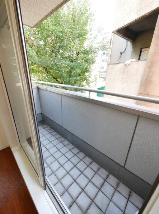 バムブーグラスのバルコニー