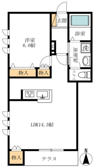 WhiteBerryの間取り