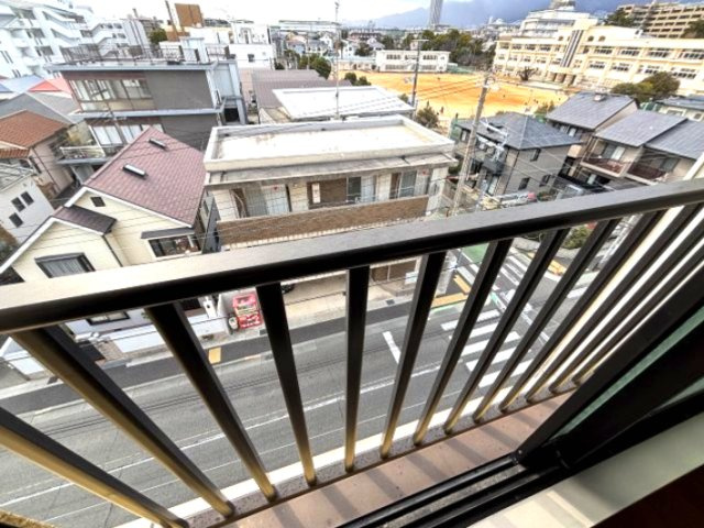 橋本マンションのバルコニー