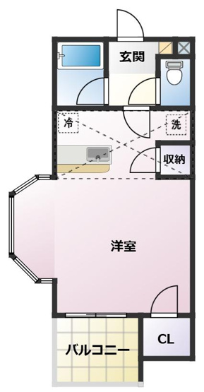 【間取り】 | セザンヌ大岩２