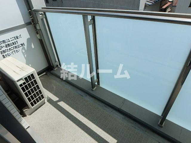 板橋区中丸町の賃貸マンションのバルコニー