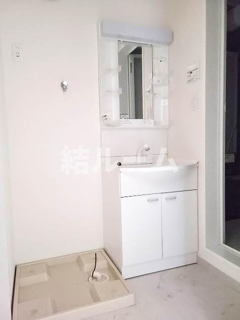 板橋区赤塚２丁目の賃貸マンションの洗面所