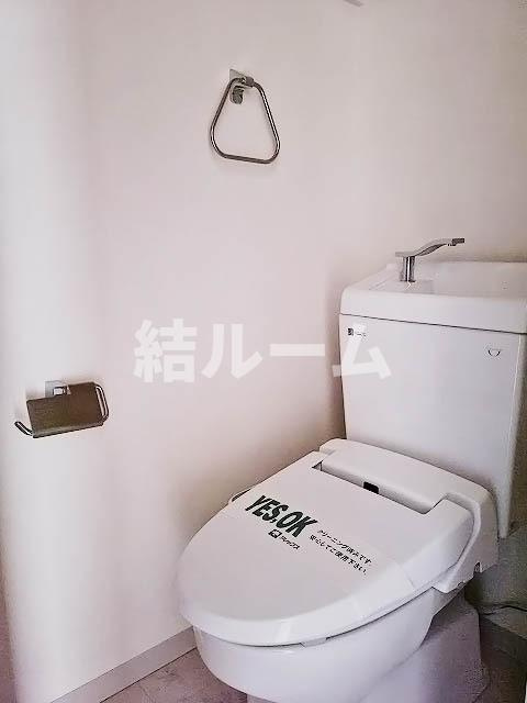 板橋区赤塚２丁目の賃貸マンションのトイレ