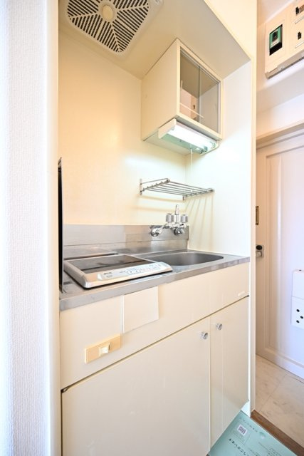 ラ・カーサのキッチン|1口IHコンロ