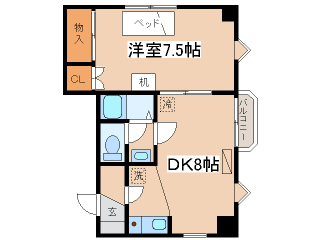 プレジデント城山の間取り