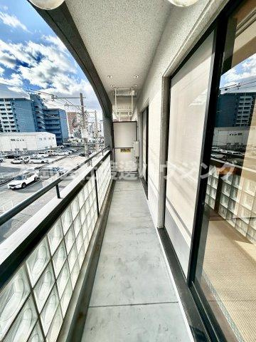 一力グランドマンションのバルコニー