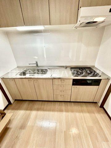 一力グランドマンションのキッチン|ビルドインシステムキッチン