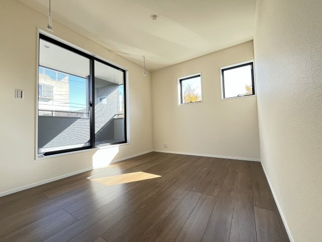 【寝室】 | 糟屋郡粕屋町柚須第2　1号棟（全1棟）【仲介手数料無料・0円】 | 施工例。施工例は完成時と異なる場合があります。