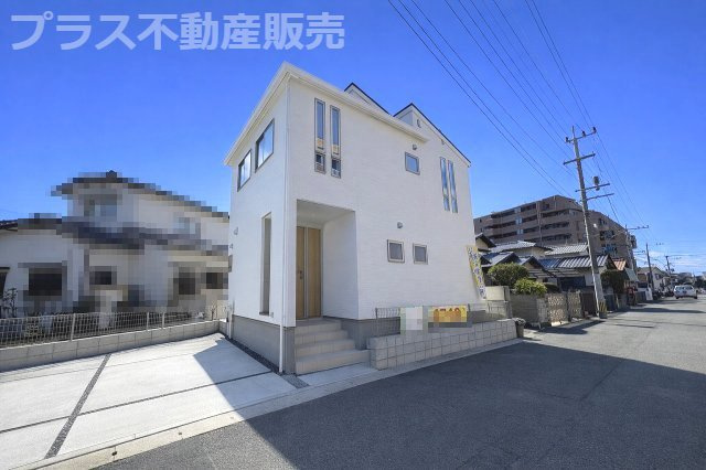 【外観】 | 糟屋郡粕屋町柚須第2　1号棟（全1棟）【仲介手数料無料・0円】 | 完成しました。物件内部もご見学頂けます。プラス不動産販売にお任せ下さい。