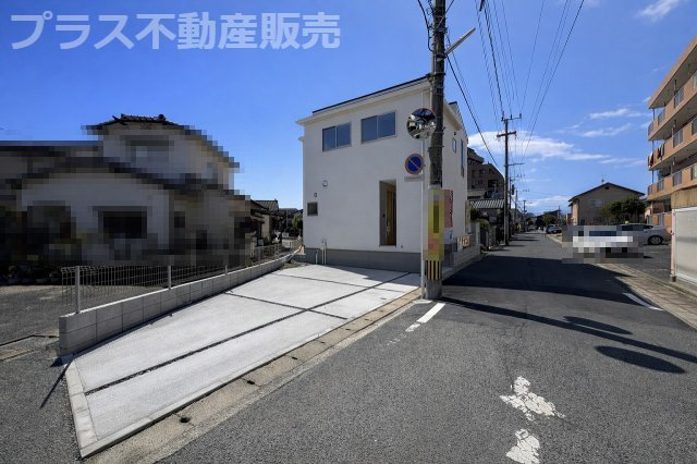 【外観】 | 糟屋郡粕屋町柚須第2　1号棟（全1棟）【仲介手数料無料・0円】 | 現地写真。プラス不動産販売なら、現場の全ての棟をまとめてご見学頂けます。