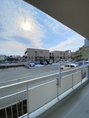 【展望】 | 　清水谷コーポ | 室内からの眺望です