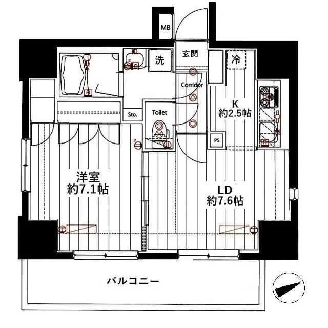 セジョリ上野の間取り