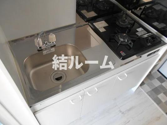 板橋区前野町４丁目のアパートのキッチン