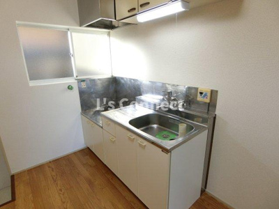 【キッチン】 | ハイランド西勝山 | ２口ガスコンロ設置可能なキッチンです。