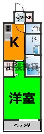 仲介手数料０円！カンピオーネ御器所通の間取り