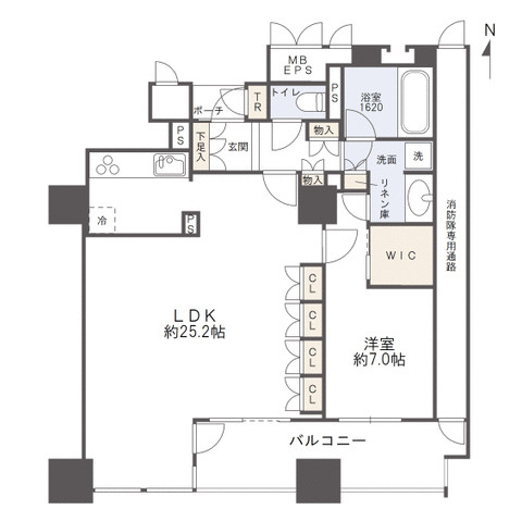 怖い間取り シティタワー堀江27F｜｜大阪市のタワーマンション｜TOWERZ（タワーズ）