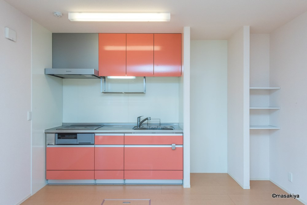 サニーサイドコートのキッチン|IHクッキングヒーター付