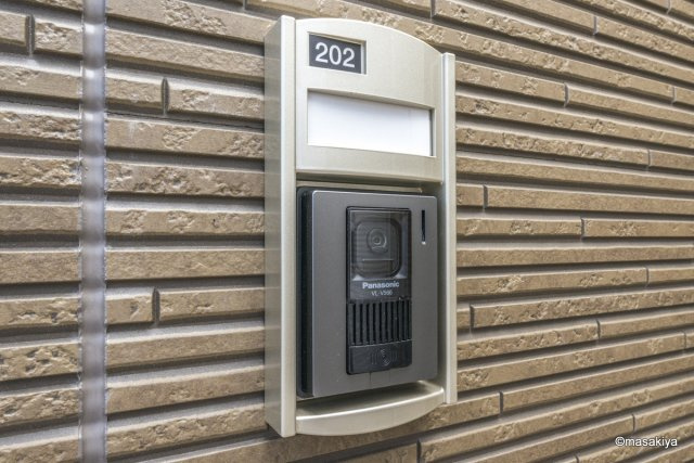 リリーハイツ富竹のエントランス