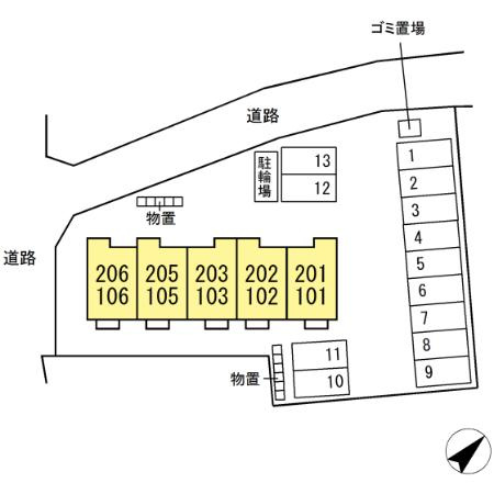 グランディスの区画図