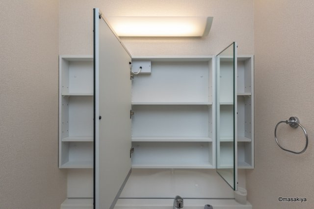 セレーノ稲田の洗面所