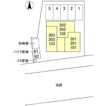 la chanceの区画図|他社様掲載物件もまとめてご紹介、ご案内可能です(^^)/
