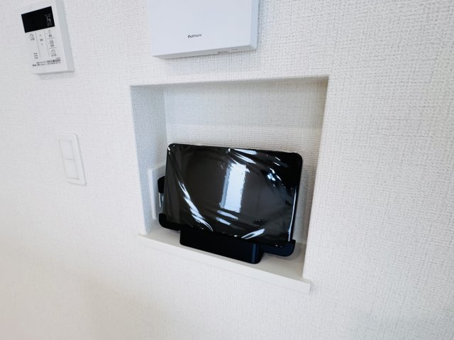 松戸市上本郷新築戸建【上本郷小学校：10分】のセキュリティ|タブレットで確認できるインターホンシステム